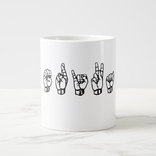 Erika ASL Tasse (Vorderseite)
