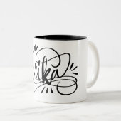 Erika - Personalisierte handgeschriebene Tasse mit (VorderseiteRechts)