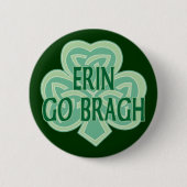 Erin gehen Bragh Button (Vorderseite)