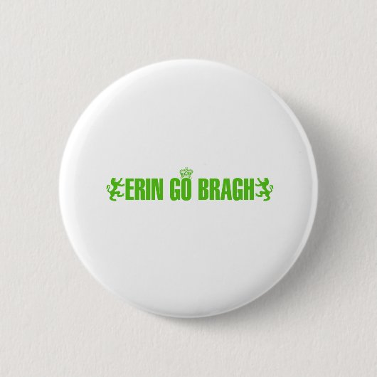 Erin gehen Bragh Button (Vorderseite)