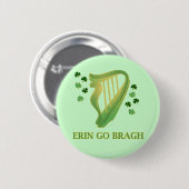 Erin gehen Bragh Button (Vorne & Hinten)