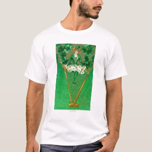 Erin gehen Bragh Frau auf Harfen-Szene T-Shirt