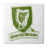 Erin gehen Bragh (Harfe Grn) Fliese (Vorderseite)