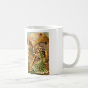 Erin gehen Bragh Harfen-Frau Kaffeetasse