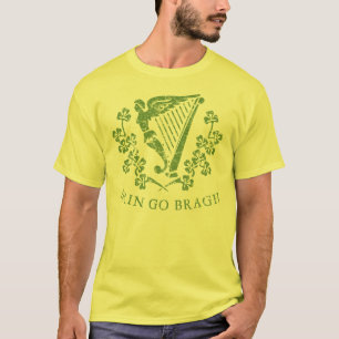 Erin gehen Bragh Harfen-T-Shirts T-Shirt