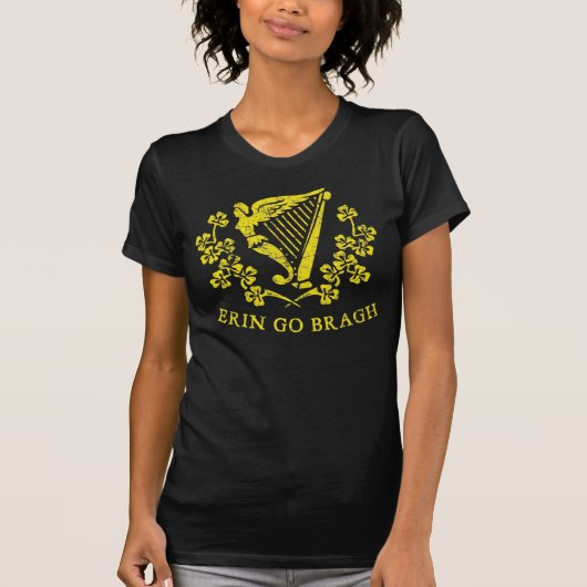 Erin gehen Bragh Harfen-T-Shirts T-Shirt (Vorderseite)