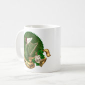 Erin gehen Bragh Iren Kaffeetasse (Vorderseite Links)