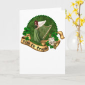 Erin gehen Bragh Iren Karte (Gelbe Blume)