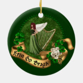 Erin gehen Bragh Iren Keramik Ornament (Hinten)