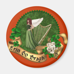 Erin gehen Bragh Iren Magnet