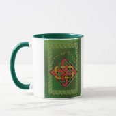 Erin gehen Bragh keltisches Kreuz FetteFraD Tasse (Links)