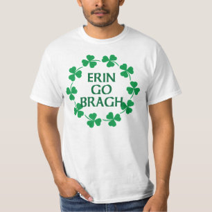 Erin gehen Bragh Kreis der Kleeblätter T-Shirt