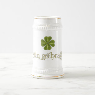 Erin gehen Bragh Stein Bierglas