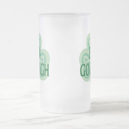 Erin gehen Bragh Stein Mattglas Bierglas (Mittel)