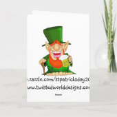 Erin gehen Bragh weniger Karte (Rückseite)