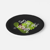 Erin geht Bragh St. Patrick's Day Party Pappteller (Schrägansicht)