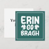 Erin Go Bragh-60850 Einladung (Vorne/Hinten)