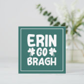 Erin Go Bragh-60850 Einladung (Stehend Vorderseite)