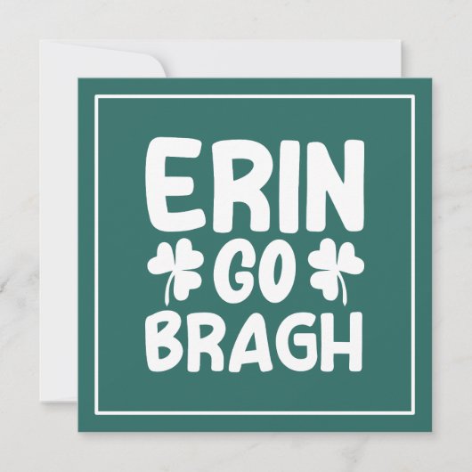Erin Go Bragh-60850 Einladung (Vorderseite)