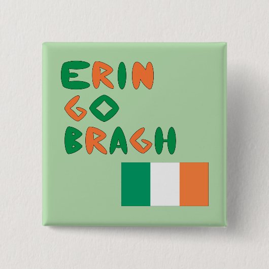 Erin Go Bragh Button (Vorderseite)