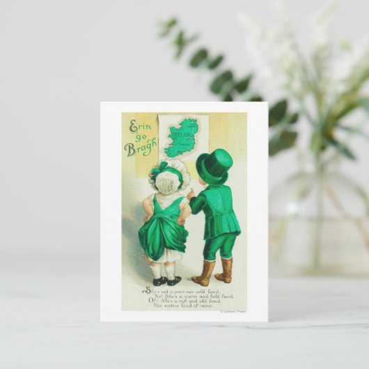 Erin Go Bragh Couple - Irland Karte ansehen (Stehend Vorderseite)