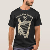 Erin Go Bragh Eire Irish Harp Ireland St. Patrick T-Shirt (Vorderseite)