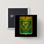 "Erin Go Bragh" Gold Button (Vorne & Hinten)