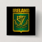 "Erin Go Bragh" Gold Button (Vorderseite)