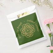 Erin Go Bragh Gold Celtic Kleeblatt Geschenktütchen (Versiegelt)