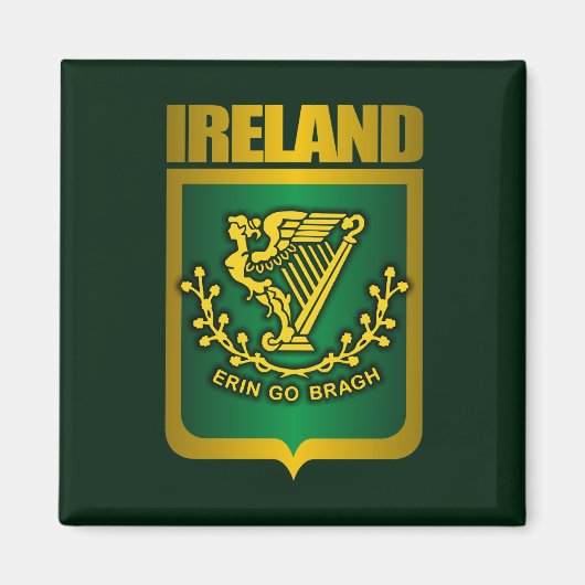 "Erin Go Bragh" Gold Magnet (Vorne)