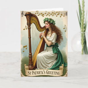 Erin Go Bragh Harfenmusikkarte Karte
