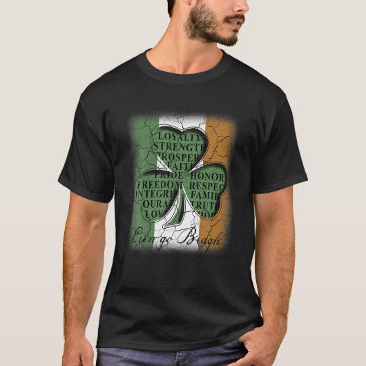 Erin Go Bragh Ireland Kleeblatt St Patrick's Day I T-Shirt (Vorderseite)