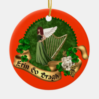 Erin Go Bragh Irisch Keramik Ornament