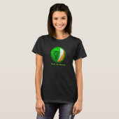 'erin Go Bragh'  Irish Flag With Irish Harp T-Shirt (Vorne ganz)