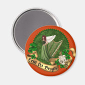 Erin Go Bragh Irish Magnet (Vorderseite/Rückseite)