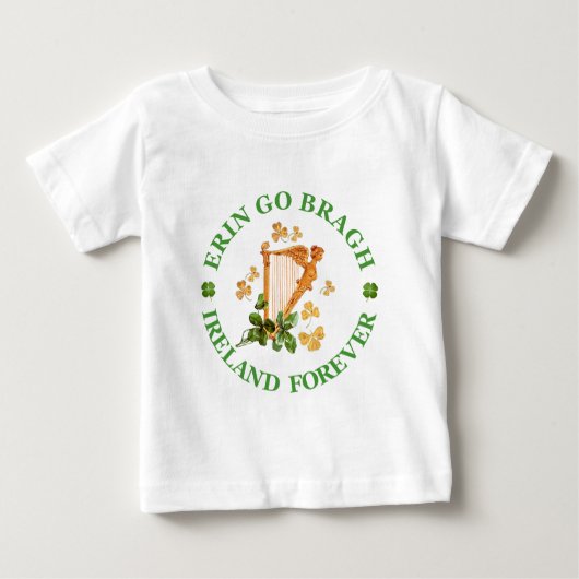 Erin Go Bragh - Irland Forever Baby T-shirt (Vorderseite)