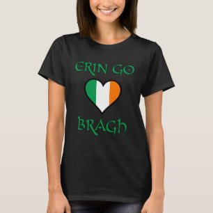 Erin Go Bragh Liebe Heart Ireland Eire Irish Celti T-Shirt