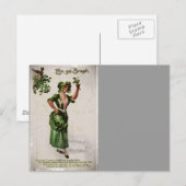 Erin Go Bragh Postkarte (Vorne/Hinten)