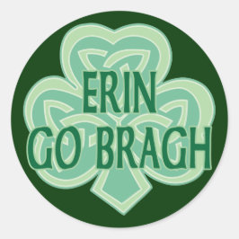 Erin Go Bragh Runder Aufkleber