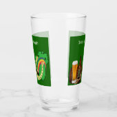 Erin Go Bragh Saint Patrick's Day Irish Beer Glass Glas (Links)