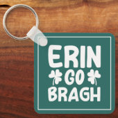 Erin Go Bragh St. Patrick's Day Design-60850 Schlüsselanhänger (Vorderseite)