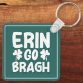 Erin Go Bragh St. Patrick's Day Design-60850 Schlüsselanhänger (Rückseite)