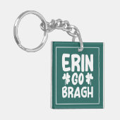 Erin Go Bragh St. Patrick's Day Design-60850 Schlüsselanhänger (Vorderseite links)
