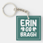 Erin Go Bragh St. Patrick's Day Design-60850 Schlüsselanhänger (Vorderseite)