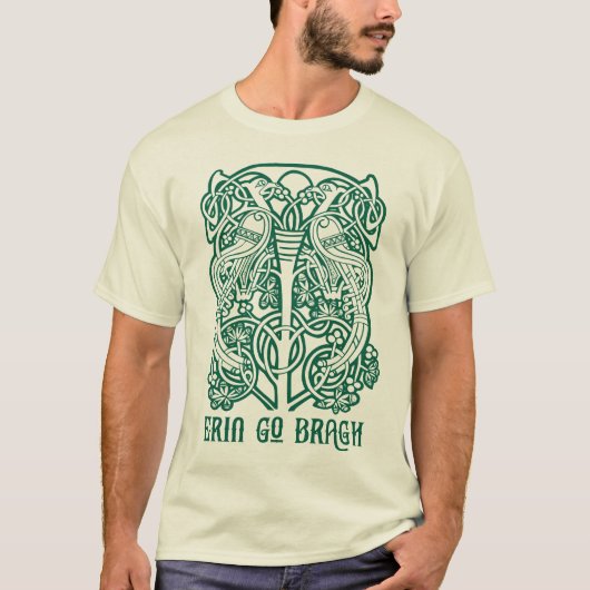 Erin Go Bragh ST Patrick's Day T-Shirt (Vorderseite)