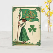 Érin Go Bragh Szene Karte (Gelbe Blume)
