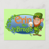 Erin Go Bragh (Ver 2) Postkarte (Vorderseite)