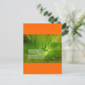 Erin Go Braugh Green Freesia Items Postkarte (Stehend Vorderseite)