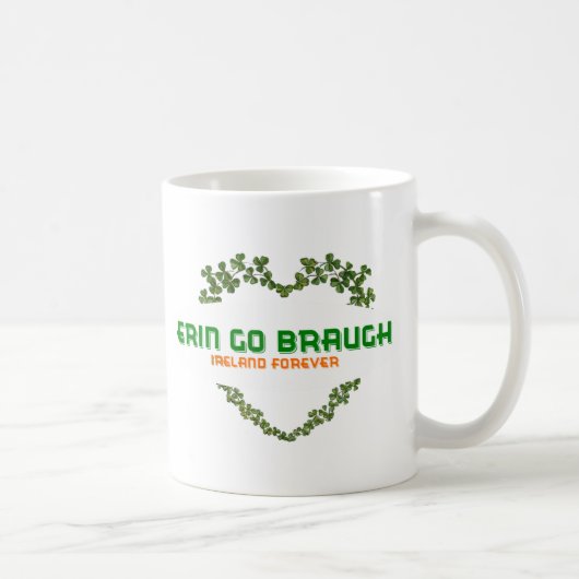 Erin Go Braugh Ireland Forever Kaffeetasse (Rechts)