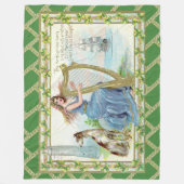 Erin Mavourneen Irish Blanket Fleecedecke (Vorderseite)